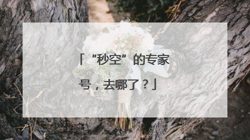 “秒空”的专家号，去哪了？