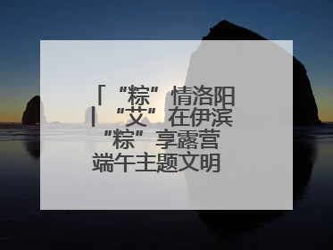 “粽”情洛阳丨“艾”在伊滨 “粽”享露营 端午主题文明实践活动启动