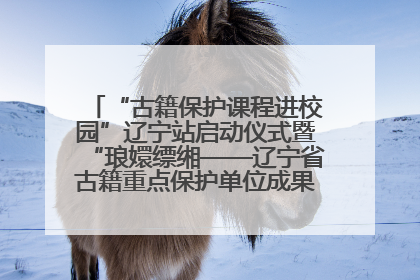 “古籍保护课程进校园”辽宁站启动仪式暨“琅嬛缥缃——辽宁省古籍重点保护单位成果展”在辽宁大学举行
