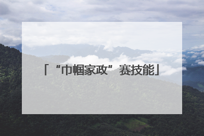 “巾帼家政”赛技能