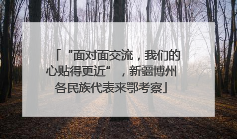 “面对面交流，我们的心贴得更近”，新疆博州各民族代表来鄂考察