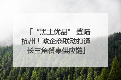 “黑土优品” 登陆杭州！政企商联动打通长三角餐桌供应链