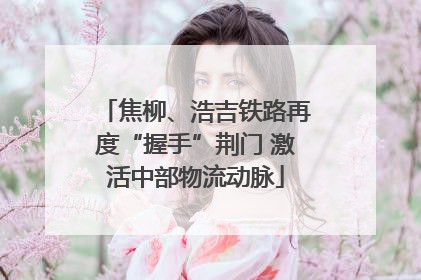焦柳、浩吉铁路再度“握手”荆门 激活中部物流动脉