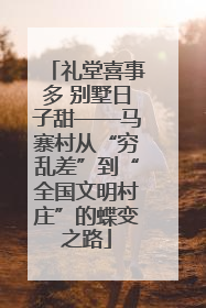 礼堂喜事多 别墅日子甜——马寨村从“穷乱差”到“全国文明村庄”的蝶变之路