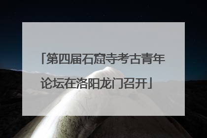 第四届石窟寺考古青年论坛在洛阳龙门召开