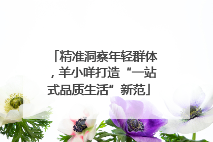 精准洞察年轻群体，羊小咩打造“一站式品质生活”新范