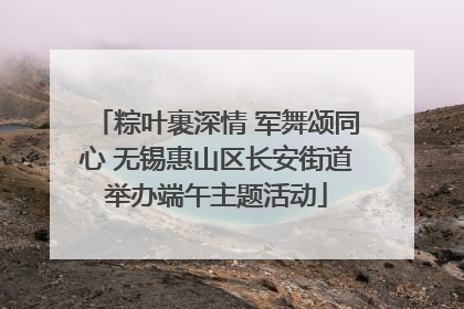 粽叶裹深情 军舞颂同心 无锡惠山区长安街道举办端午主题活动