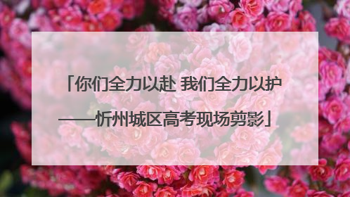 你们全力以赴 我们全力以护——忻州城区高考现场剪影