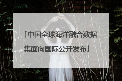 中国全球海洋融合数据集面向国际公开发布