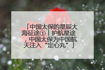 中国太保的星辰大海征途①丨护航星途，中国太保为中国航天注入“定心丸”