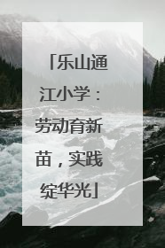 乐山通江小学：劳动育新苗，实践绽华光