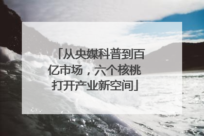 从央媒科普到百亿市场，六个核桃打开产业新空间