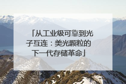 从工业级可靠到光子互连：美光颗粒的下一代存储革命