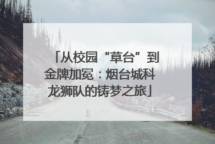 从校园“草台”到金牌加冕：烟台城科龙狮队的铸梦之旅