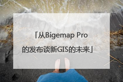 从Bigemap Pro的发布谈新GIS的未来