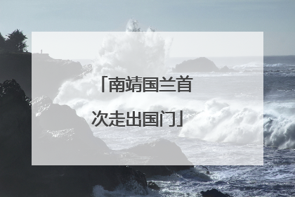 南靖国兰首次走出国门