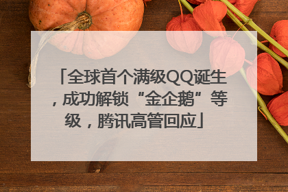 全球首个满级QQ诞生，成功解锁“金企鹅”等级，腾讯高管回应