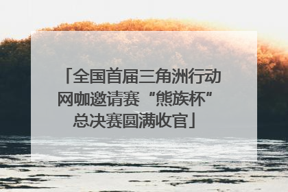全国首届三角洲行动网咖邀请赛“熊族杯”总决赛圆满收官