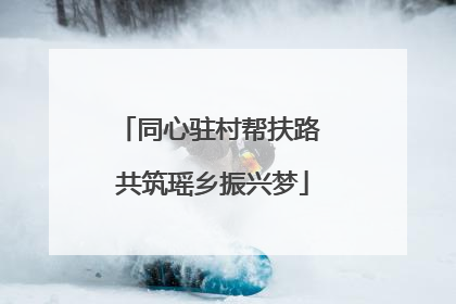 同心驻村帮扶路 共筑瑶乡振兴梦