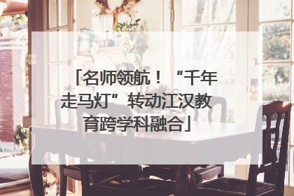 名师领航！“千年走马灯”转动江汉教育跨学科融合
