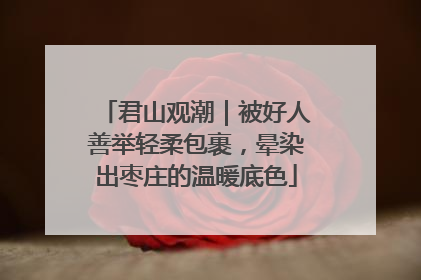 君山观潮｜被好人善举轻柔包裹，晕染出枣庄的温暖底色