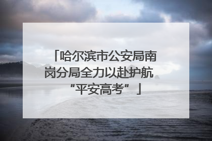 哈尔滨市公安局南岗分局全力以赴护航“平安高考”