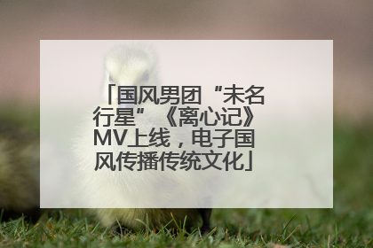 国风男团“未名行星”《离心记》MV上线，电子国风传播传统文化