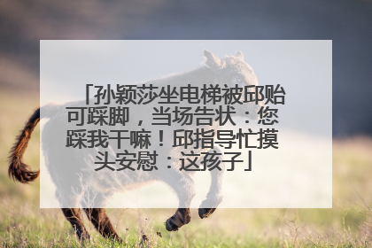 孙颖莎坐电梯被邱贻可踩脚，当场告状：您踩我干嘛！邱指导忙摸头安慰：这孩子
