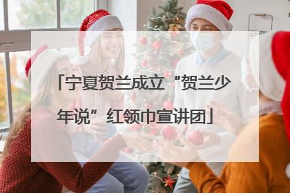 宁夏贺兰成立“贺兰少年说”红领巾宣讲团