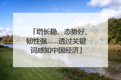 增长稳、态势好、韧性强……透过关键词感知中国经济
