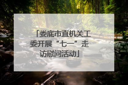 娄底市直机关工委开展“七一”走访慰问活动