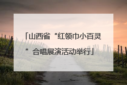 山西省“红领巾小百灵”合唱展演活动举行