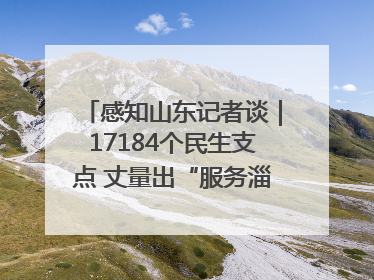 感知山东记者谈｜17184个民生支点 丈量出“服务淄博”的文明温度