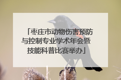 枣庄市动物伤害预防与控制专业学术年会暨技能科普比赛举办