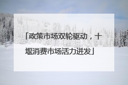 政策市场双轮驱动，十堰消费市场活力迸发