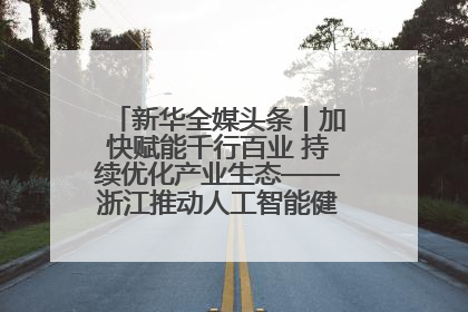 新华全媒头条丨加快赋能千行百业 持续优化产业生态——浙江推动人工智能健康有序发展观察
