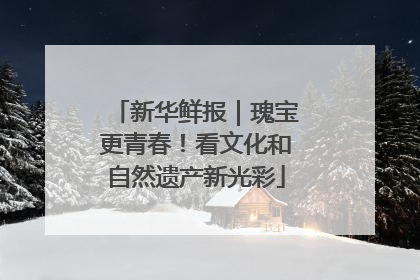 新华鲜报｜瑰宝更青春！看文化和自然遗产新光彩