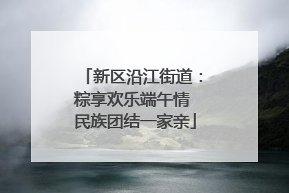 新区沿江街道：粽享欢乐端午情 民族团结一家亲