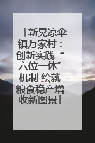 新晃凉伞镇万家村：创新实践“六位一体”机制 绘就粮食稳产增收新图景