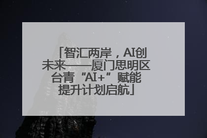 智汇两岸，AI创未来——厦门思明区台青“AI+”赋能提升计划启航