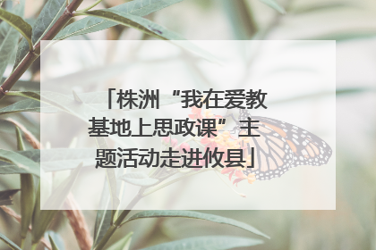株洲“我在爱教基地上思政课”主题活动走进攸县