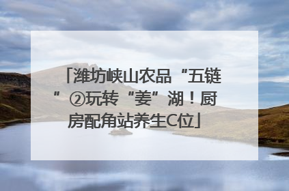 潍坊峡山农品“五链”②玩转“姜”湖！厨房配角站养生C位
