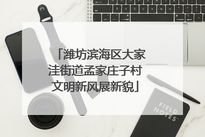 潍坊滨海区大家洼街道孟家庄子村文明新风展新貌