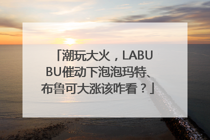 潮玩大火，LABUBU催动下泡泡玛特、布鲁可大涨该咋看？