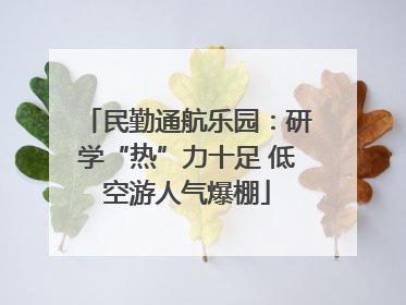 民勤通航乐园：研学“热”力十足 低空游人气爆棚
