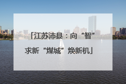 江苏沛县：向“智”求新“煤城”焕新机