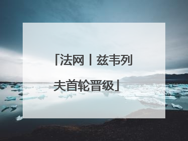 法网丨兹韦列夫首轮晋级