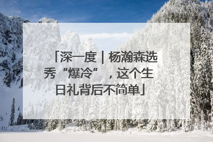 深一度｜杨瀚森选秀“爆冷”，这个生日礼背后不简单