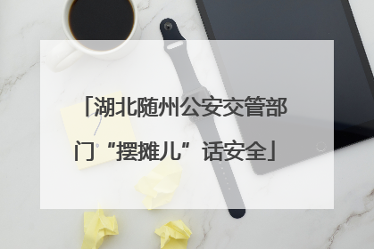 湖北随州公安交管部门“摆摊儿”话安全