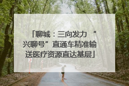 聊城：三向发力 “兴聊号”直通车精准输送医疗资源直达基层
